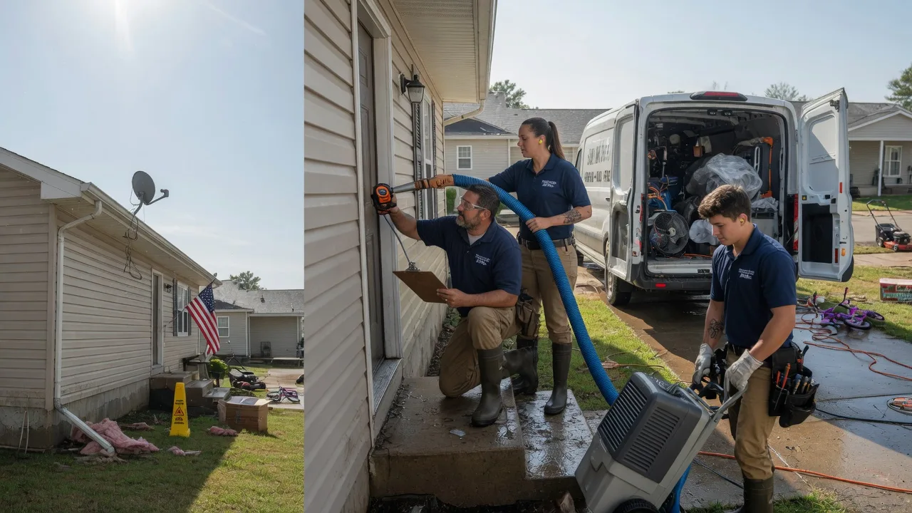 Ceiling Water Damage Restoration in Adams, OK near me